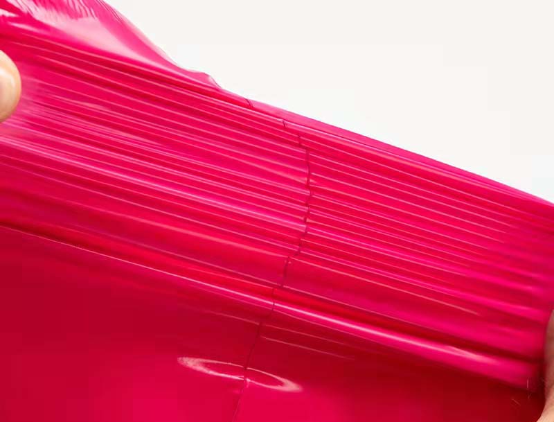 七里河玫红色快递袋-05