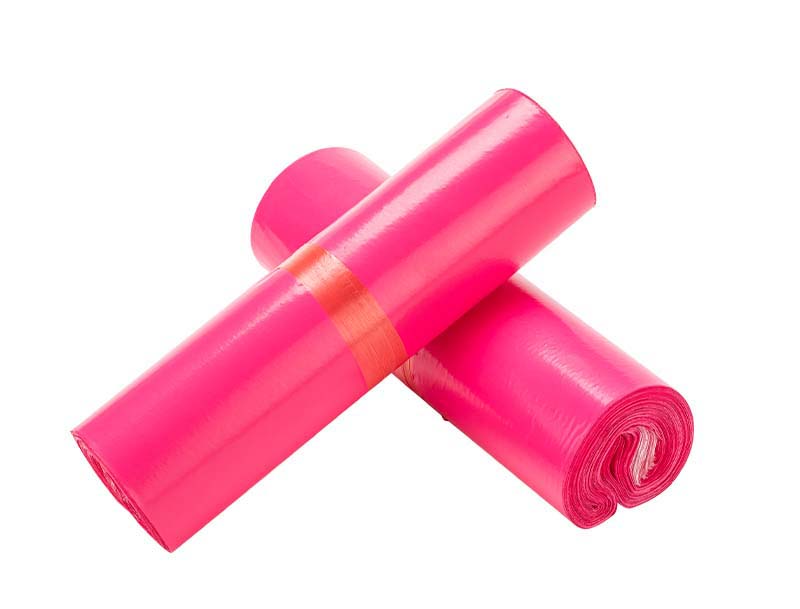 七里河玫红色快递袋-02